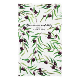 Набор кухонных полотенец Доляна Красота повсюду, 35х60см-4шт, 100% хлопок  фото 4