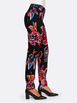 Брюки, черно-сиреневые - Ashley brooke фото 5