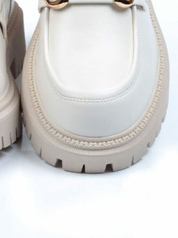 01-5273-2 WHITE Ботинки демисезонные женские (натуральная кожа, байка)