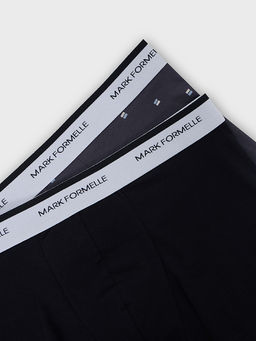 Трусы боксеры мужские серые в наборе, 2 шт