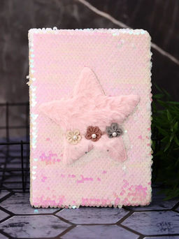 Блокнот плюшевый Rainbow scales, mix, 21,5х14,5 см, плотность 80 гр.