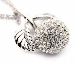 Подвеска Вишня VT0016 серебро