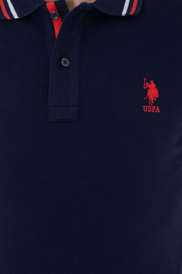Футболка мужская U.S. Polo Assn темно-синяя хлопок  фото 14