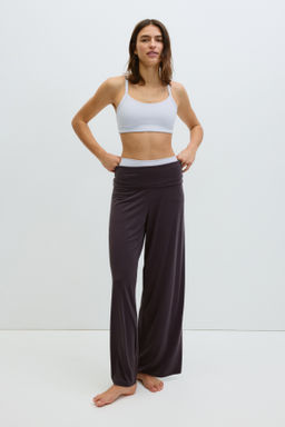Pantal?n de yoga con cintura plegable - H&m фото 4