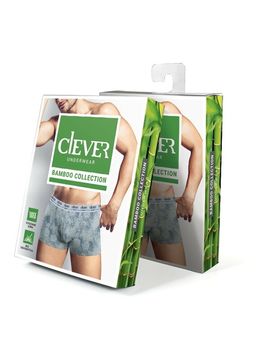 Трусы шорты муж. бам синий MH608813