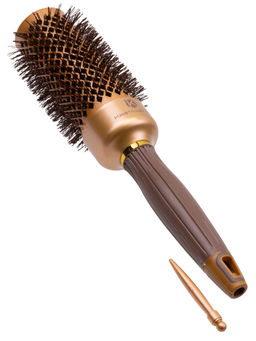 Kristaller Термобрашинг для укладки волос / Ceramic + Ionic TG-X16/43, 43 мм, коричневый  фото 5