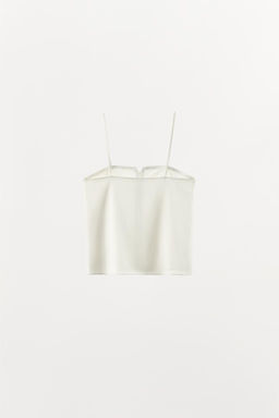 SATIN CAMISOLE TOP - Zara фото 12