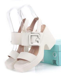 08-PEY330-1 LT. BEIGE Босоножки женские (натуральная кожа)