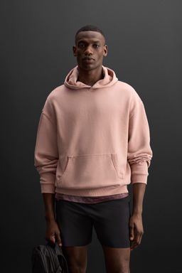 EMBROIDERED HOODIE SWEATSHIRT - Zara фото 2