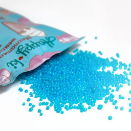 Соль д/ванн жемчуг 75гр "Happyki" Ванильное мороженое