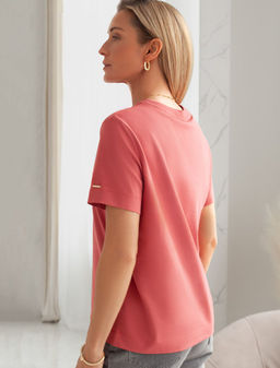 D49.110 Футболка женская терракота