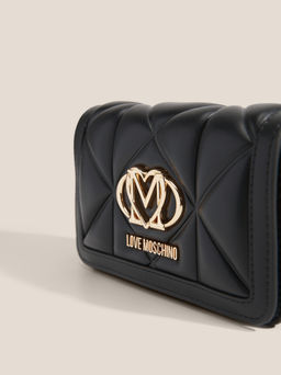 Клатч LOVE MOSCHINO SLG EMBOSSED Q Артикул 4561113, черный  фото 2