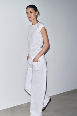 ZW COLLECTION WIDE-LEG LOW-RISE JEANS