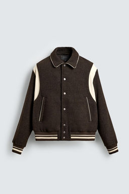 CONTRAST BOMBER JACKET - Zara фото 7