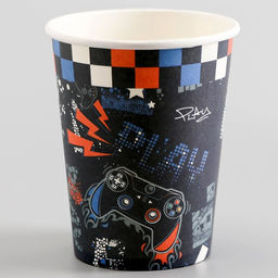 Стаканы бумажные одноразовые «Джойстик», 6 шт.