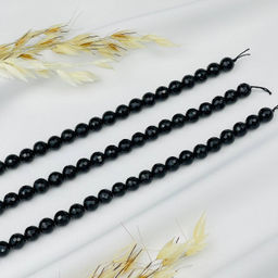 Бусины для украшений из черного Агата