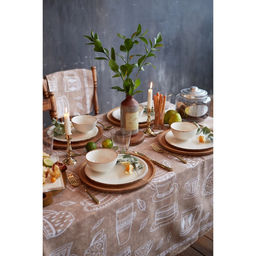 Скатерть Доляна Cup of tea 180х144 см, 100% хлопок, 164 г/м2  фото 11