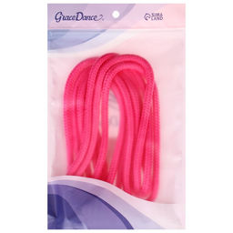 Скакалка гимнастическая Grace Dance, 3 м, цвет розовый  фото 7