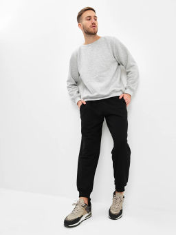 Брюки мужские трикотажные GREG G-TRK-OZ03-002K-черный