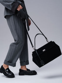 Замшевая сумка Nadi DBR 31356 черный фото 6