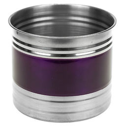 Банка для сыпучих продуктов из нержавеющей стали 1,1л, д12,5см, h10,5см, крышка пластмассовая с пароотводом, цветной корпус, фиолетовый, в коробке (Китай) - Домашняя мода фото 2