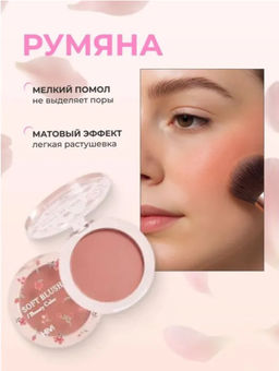 Пудровые румяна для лица