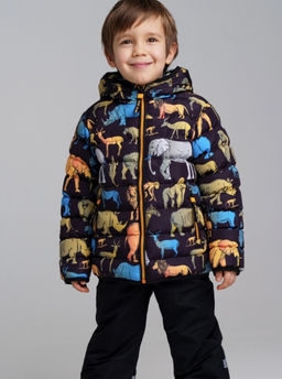 12412057 Куртка с полиуретановым покрытием для мальчиков