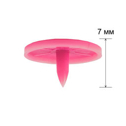 Кнопка Micron POM-15/500 Кнопки пластиковые пластик d 15 мм 500 шт. № 010 ярко розовый
