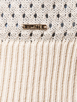 Джемпер-поло из гладкой вискозы с лиоцеллом