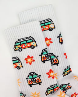 Носки р.40-45 TxT Автобус Хиппи - Krumpy фото 5