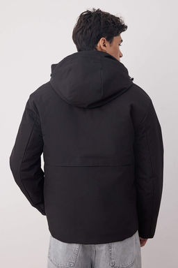 Gri Fitted K?sl?k Kal?n Parka Erkek Mont TMNAW26MO00007 - Trendyolmilla фото 11