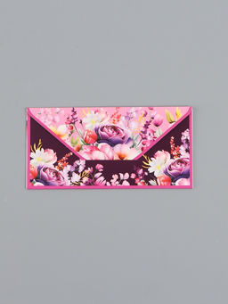 Цена за 10 шт. Конверт для денег Цветы, сочный, 16,5 х 8 см