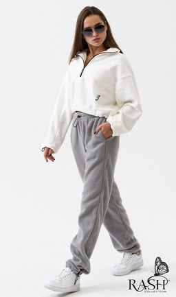 Костюм "Айва" молочно-серый Цвет:как на фото