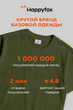 Набор детских футболок 3 шт. Happyfox
