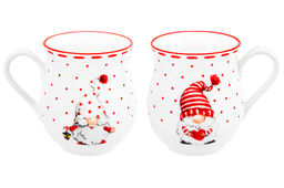 Набор 2 кружек 350 мл 11,5*9*9,5 см Весёлые гномики бочонок