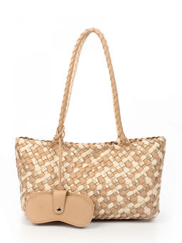 LACCOMA сумка СУ1056-мультицвет бежевый эко кожа хлопок