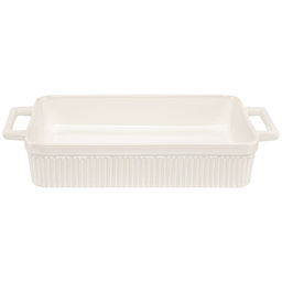 Форма для запекания 2,5 л 37*21.8*6.2 см "Традиция" прямоугольная молочная белый