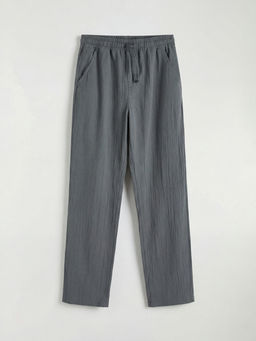 Erkek ?ocuk Beli Lastikli Poplin Pantolon