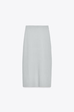 PLAIN KNIT MIDI SKIRT - Zara фото 10