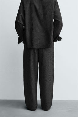 STRIPED FLOWING TROUSERS - Zara фото 3