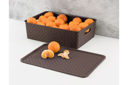 Корзинка с крышкой 7,5 л 35*24,5*10,5 см Береста темно-коричневый (модель 5221/01) - Elan gallery фото 5