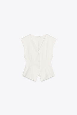 INTERLOCK SLEEVELESS TOP - Zara фото 37