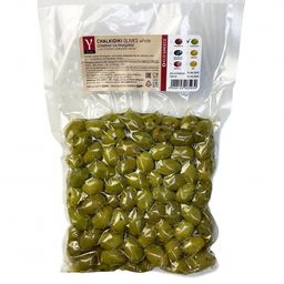 Г-серия. Оливки Халкидики с косточкой, Греция, вакуум, 500г