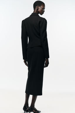 MIDI PENCIL SKIRT WITH VENT - Zara фото 4