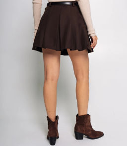 Юбка #КТ8668, шоколадный
