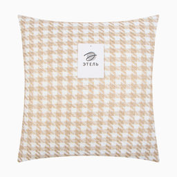 Наволочка декоративная Этель Trend 43х43 см , цвет бежевый, 100 % полиэстер  фото 4