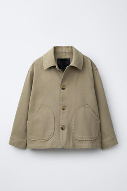 CAZADORA BOLSILLOS / Khaki - Zara фото 3