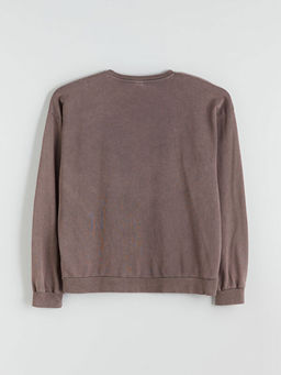 Bisiklet Yaka Erkek ?ocuk Sweatshirt