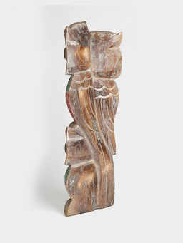 Сувенир интерьерный «Совы на ветке», 20×8×60 см, дерево, цв. разноцветный