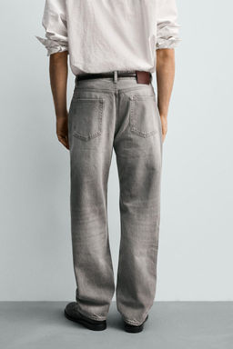 JEANS STRAIGHT FIT / Gris - Zara фото 12